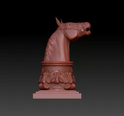 Horse head 3D print model