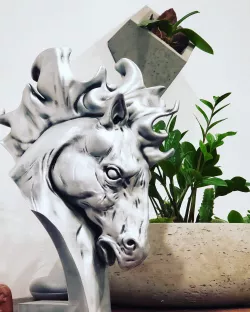 Horse Head1 3D print model