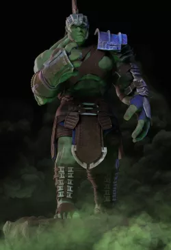 Hulk Gladiator 3D collectable 3D print model