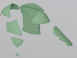 Injustice 2 Green Arrow armor 3D print model