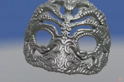 Intricate See Through   Venetian Mask 3D print model