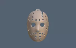 Jason mask 3D print model