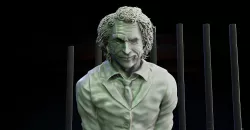 joker - jail scene plus bust stl file  3D print model