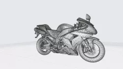 Kawasaki Ninja 2006 3D Model  Ready For 3D Printing Stl File  3D print model