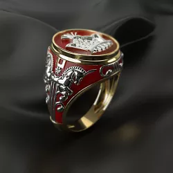 King Horse Ring  3D print model
