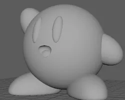 Kirby printable model 3D print model