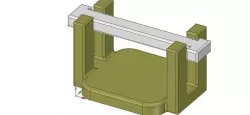 kitchen table napkin holder for outside garden real 3D printing  3D print model