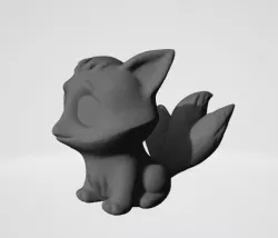 Kitsune Fox 3D print model