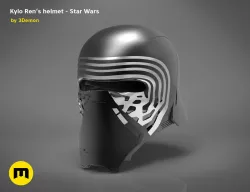 KyloRens helmet - Star Wars 3D print model