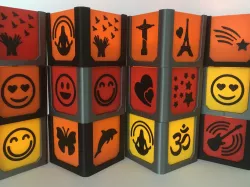 Led Candle holder - 24 models  3D print model