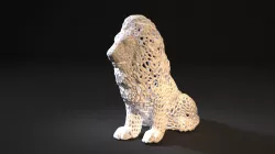  Lion King Voronoi 3D print model