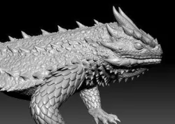 lizard 3D print model