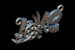 Love pendant 3D print model