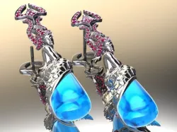 Magerit Earrings   3D print model