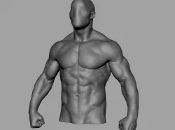 Male Torso v5 3D print model