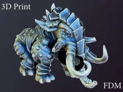 mammoth 3D print model