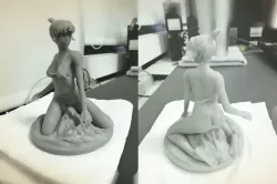 MANGA GIRL 3D print model