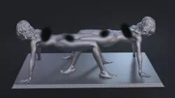 mannequin table from clockwork orange  3D print model