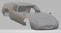 Maserati Tipo 151-3 Printable Body Car 3D print model