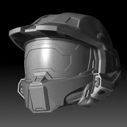 Master Chief Helmet Halo Infinite fanmade 3D printable model 3D print model