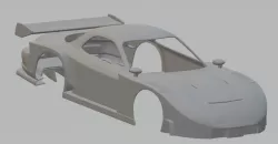 Mazda RX7 1996 Printable Body Car 3D print model