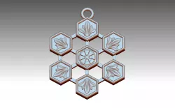 Medallion 3d print 3D print model 3D print model