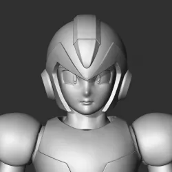 Mega Man X Fan Art 3D print model