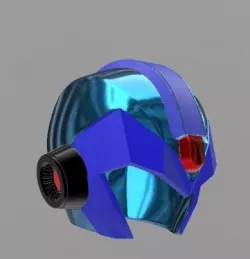 Megaman  helmet  3D print model