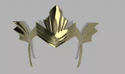 Mera Crown and Bracers Comic Book Version 3D print model