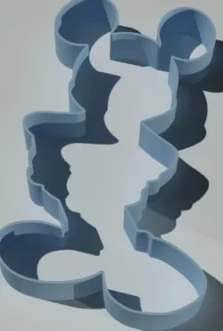 Mickey mouse form 3D print model