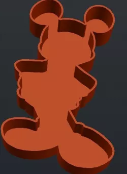 Mickey mouse form 3D print model