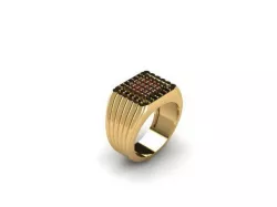 Modern Ring 3D print model