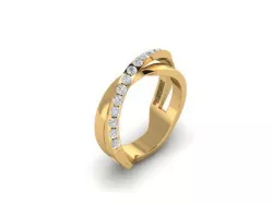 Moon Ring 3D print model