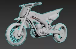 moto 50cc competition bike 50cc competition 3D print model