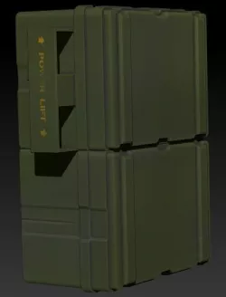 NECA Aliens Range Tenth Scale Power Loader Sulaco Cargo Crate 3D print model