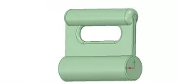 Nylon Internal Flat Slide and Slug ABA-258-ustrong 3d print 3D print model