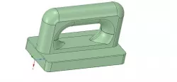 Nylon Internal Flat Slide and Slug ABA91 3d-print 3D print model