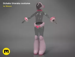 Ochako Uraraka costume  3D print model