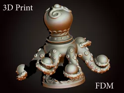 Octopus Vase 3D print model