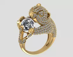 panda jewelry 3D print model
