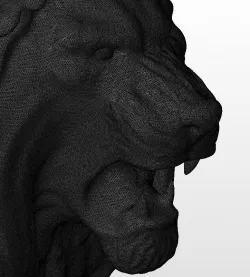 Panthera Leo head 3D print model