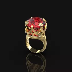 Pasqualo Bruno Sisso ring  3D print model