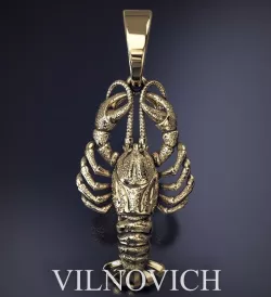 pendant crayfish 3D print model