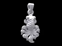 pendant fish 3D print model