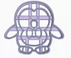 Penguin Cookie Cutter 3D print model