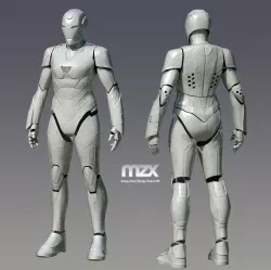 Pepper Pots Rescue Mark 49 suit for 3D-printing 3D print model