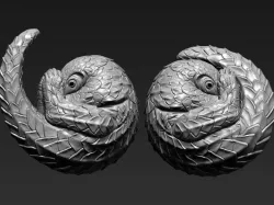 Pholidota  3D print model