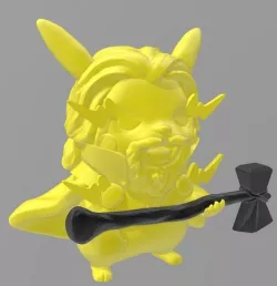 Pikachu Thor 3D print model