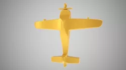 Plane Necklace 3D print model