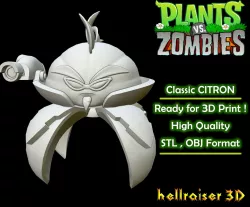 Plants vs Zombies - Classic Citron 3D print model